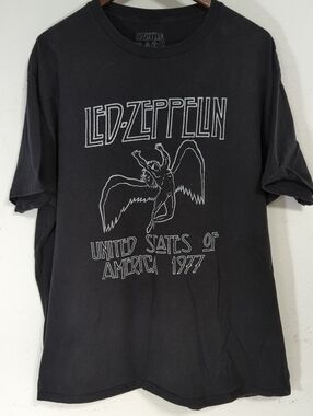 Led Zeppelin United States of America 1977 Band T Shirt 2XL